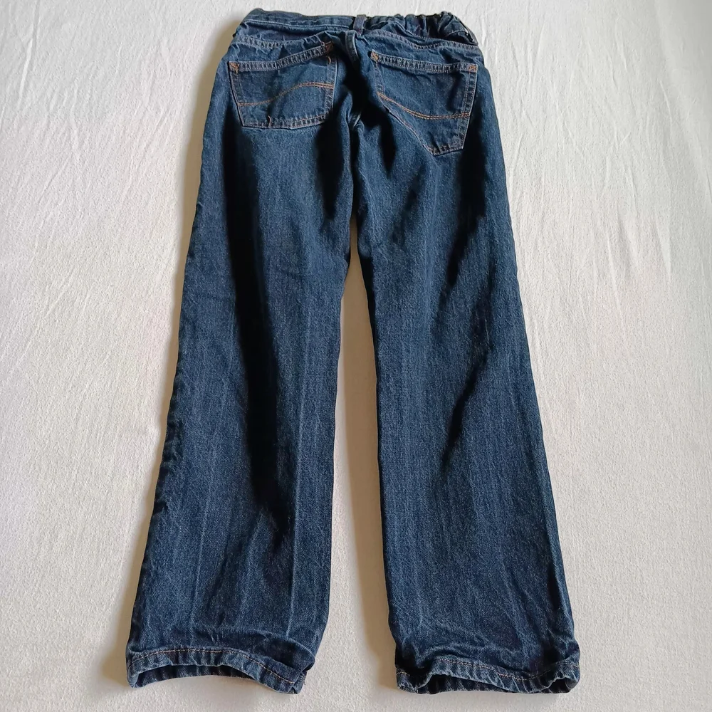 Arizona Jean Company Sz 10 Reg Kids Blue Jeans Wear In Knees..see Photos